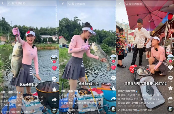 fishing china trends tiktok douyin