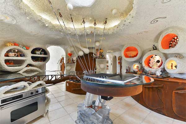 eugene tsui flintstones house kitchen