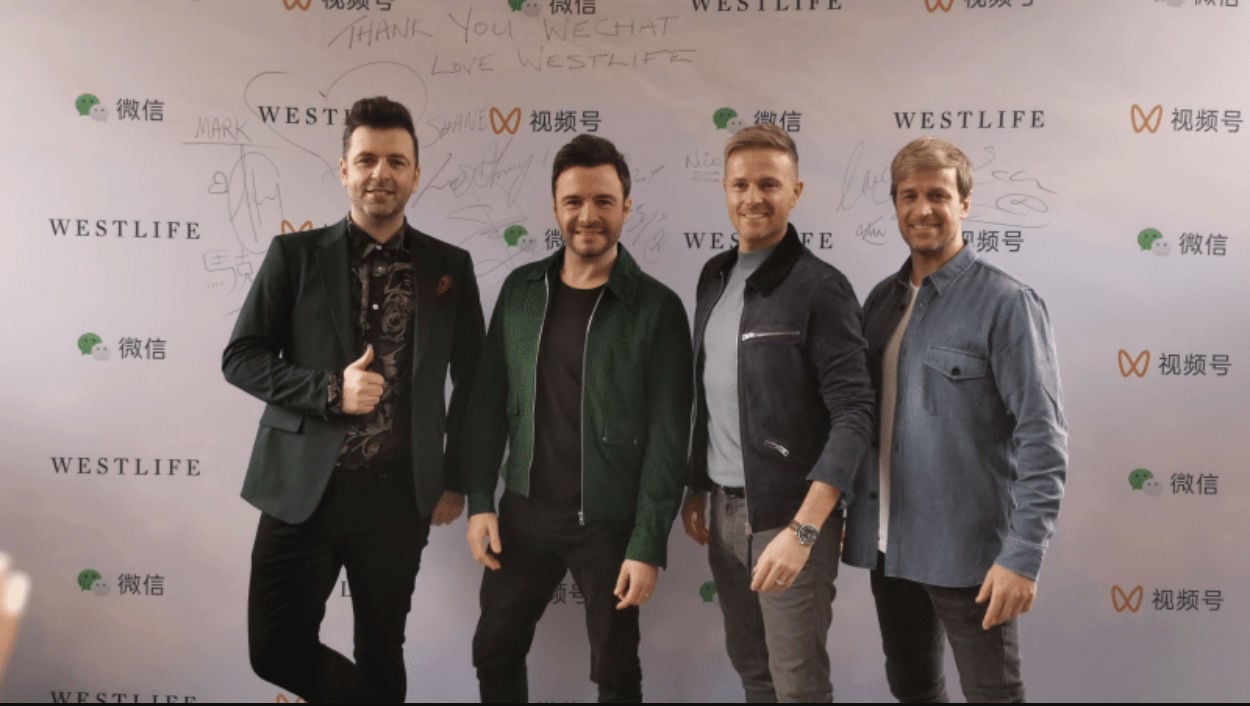 Westlife's Wechat concert