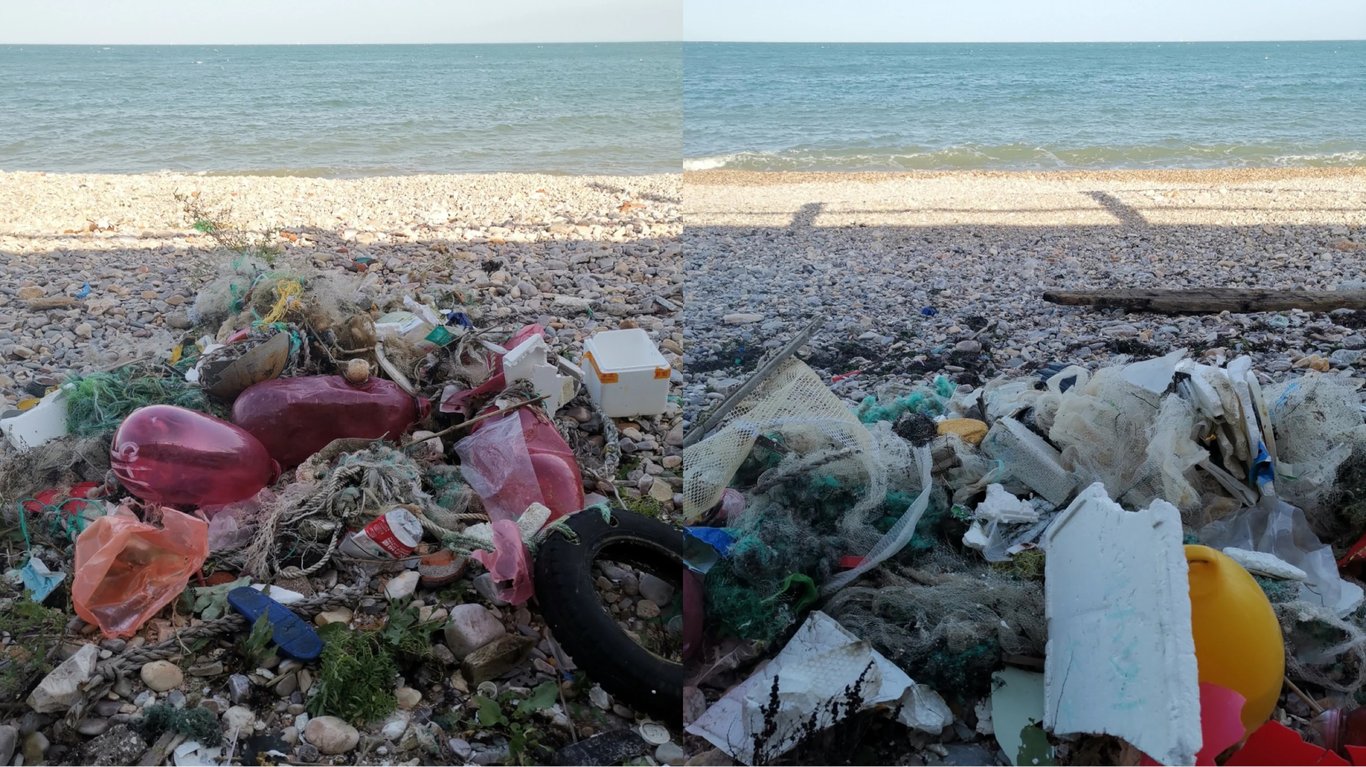 ocean litter, garbage disposal, ocean pollution