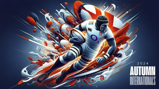 Logo și grafică oficială Autumn Internationals 2024