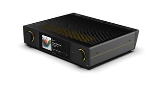 Sistem de streaming muzical Arcam SA35 pe fundal alb