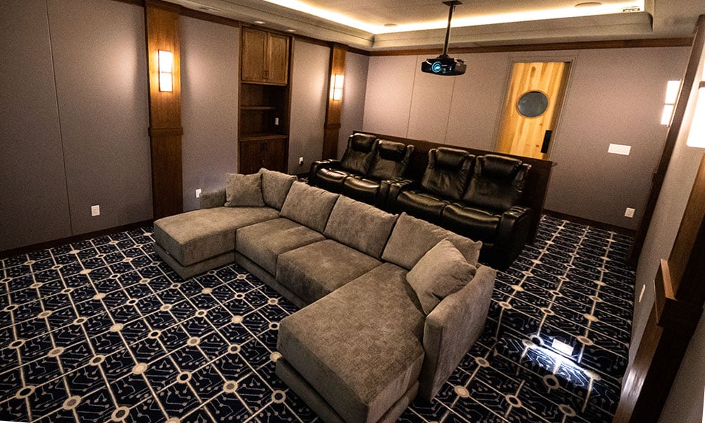 Iluminat automatizat în home cinema