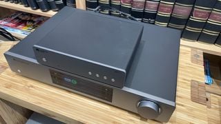 Cambridge Audio MXN10 on top of Cambridge Audio CXN100
