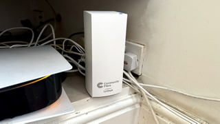 Router Linksys Community Fibre la locul său