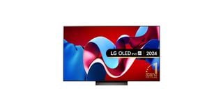 LG C4 de 77 de inchi, fundal alb