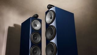 Boxe de podea Bowers & Wilkins 702 S3 Signature în albastru închis