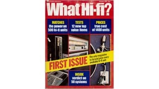 coperta primului număr al revistei What Hi-FI?