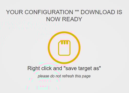 DV Download ready image