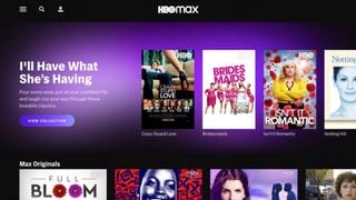 O captură de ecran a interfeței HBO Max