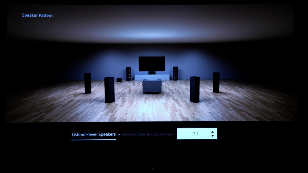 Sony Setup Screenshot