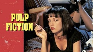 Poster cu Uma Thurman din Pulp Fiction
