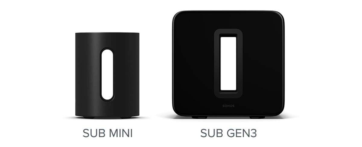 Sonos Sub Mini și Sub Gen3