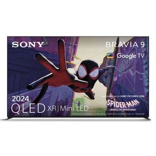 Televizorul Sony Bravia 9 de 75 inch fotografiat pe un fundal alb