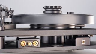 Platan SME Model 20 Mk 2/Series V, vedere laterală, detaliu platou