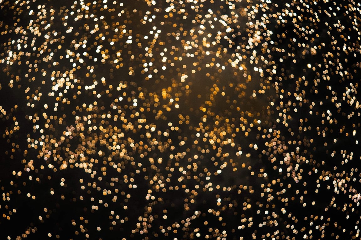 Nye Abstract Fireworks Bokeh Background