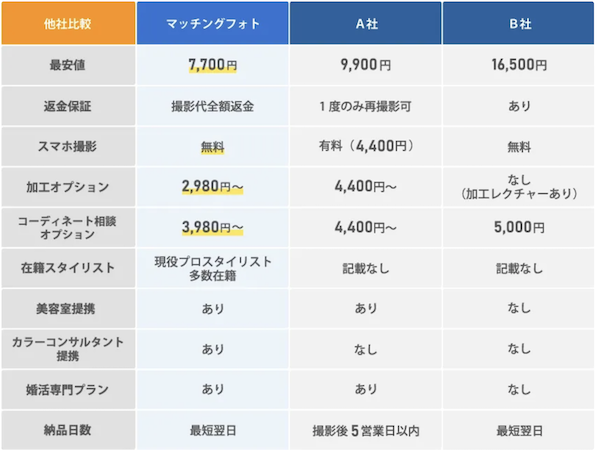 サービススタンダードプランとオプションの紹介