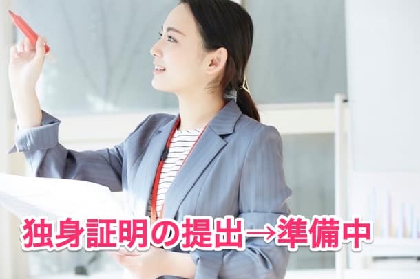 独身証明書の提出は可能になるのか？