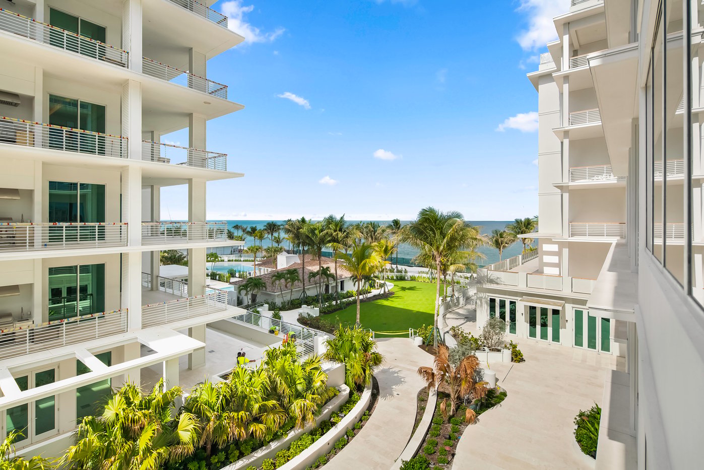 Private balcony view overlooking the gulf