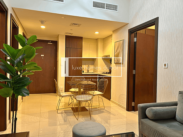 Mid Floor | Furnished 2BHK | Partial Canal Views