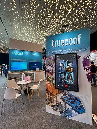 TrueConf exhibition stand at GITEX Global