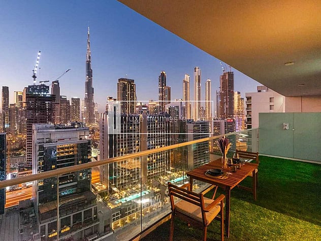 High Floor | Burj View | Well Maintained 2BHK