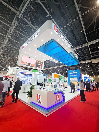 Kewaunee Scientific exhibition stand at ArabLab