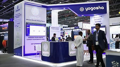 Yogosha exhibition stand at GISEC Global