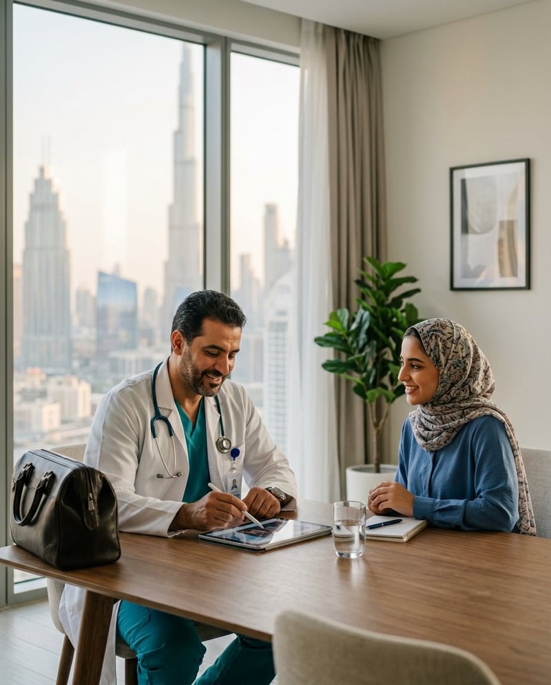 Doctor Home and Hotel Visits across Dubai