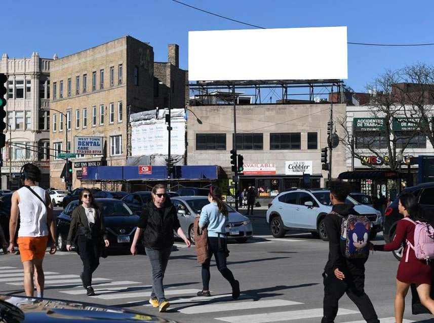 Ashland Ave at Milwaukee & Division E/L F/S Media