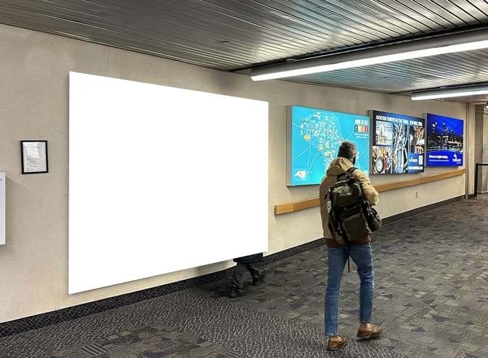 North and South Concourses - 2 Tension Fabric Displays