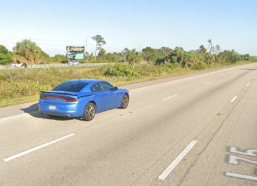 Location photo for Located on I-75 mile marker 171.5, approx 1.5 miles north of Exit #170 (Kings Hwy); Double Stack Billboard