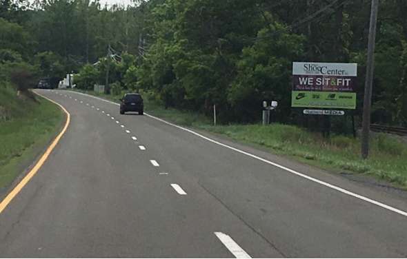 Rt 50 West 4.6 m W/O VA 37 (South Side), W/F Media