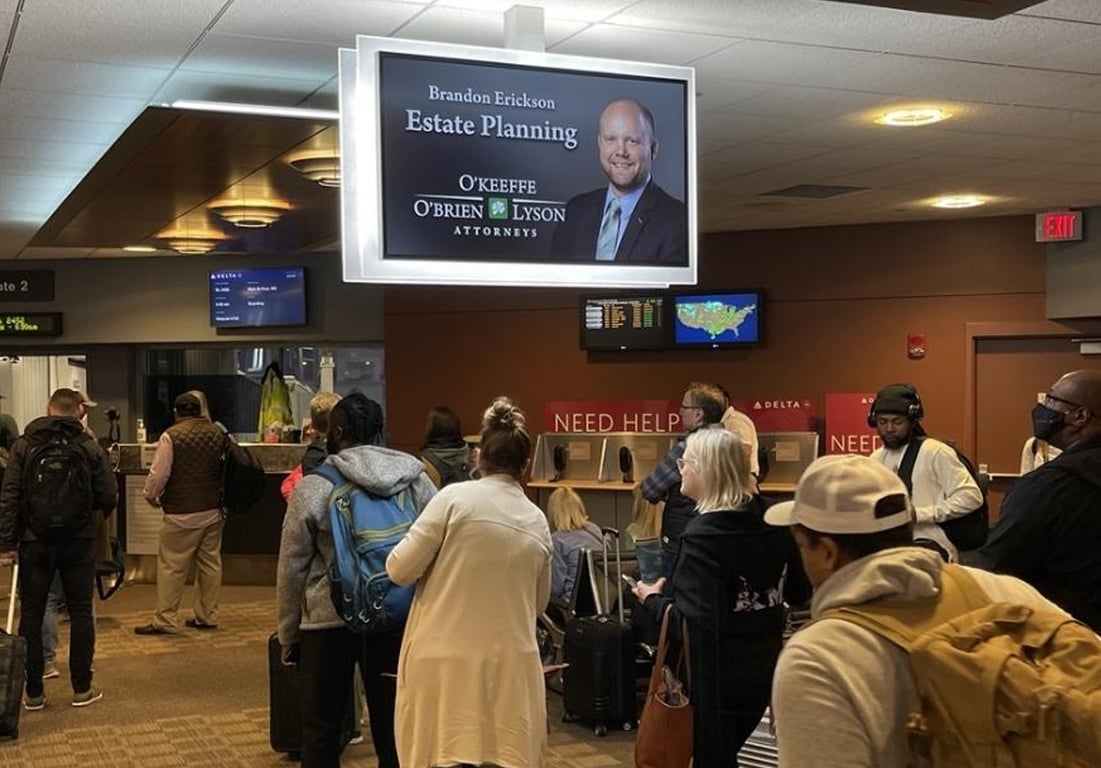 Billboard in Reile's Acres, ND