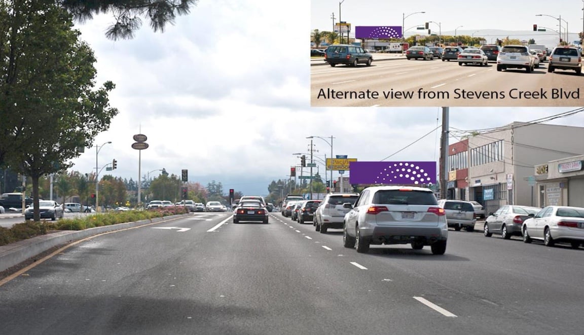 Location photo for Stevens Creek Blvd near Stevens Creek & Saratoga, West Valley (San Jose)