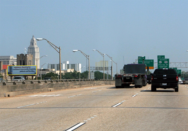 Airport Connector Exit North EL .7MI S/O Tropicana SF 20x60 Media