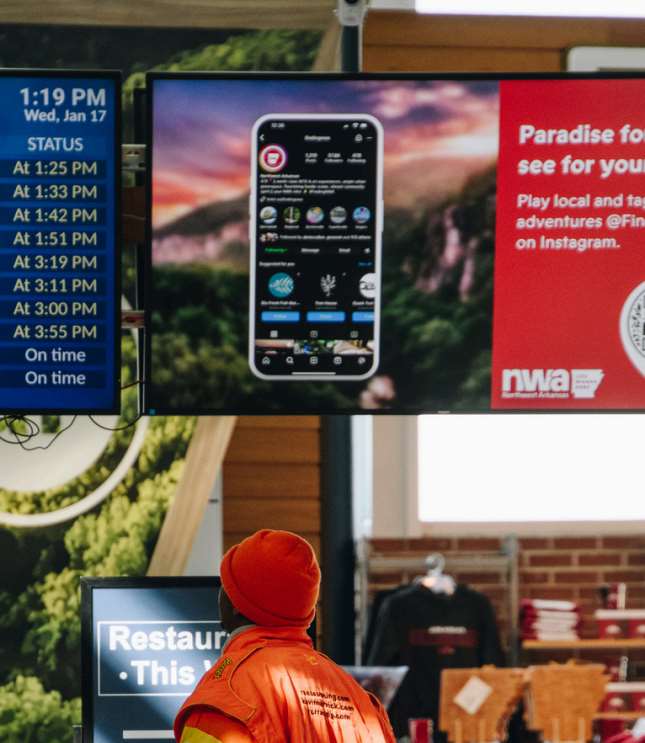 Billboard in Bentonville, AR