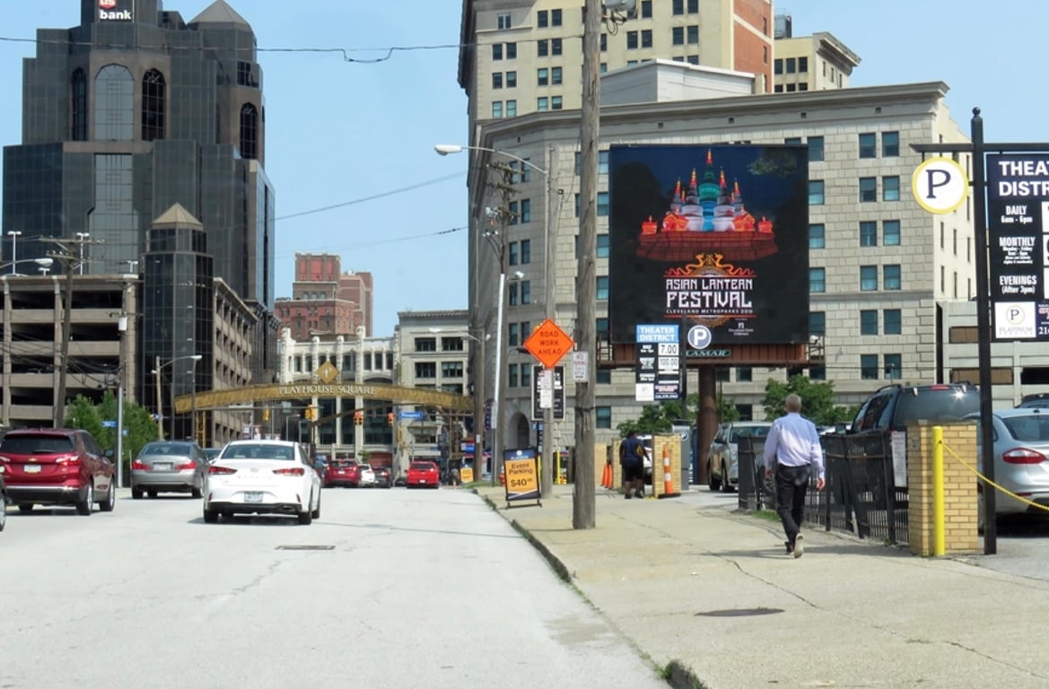 Location photo for E 14th St near Playhouse Square, Downtown (Cleveland)