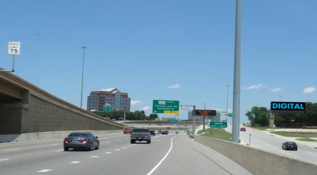 Location photo for Airport Fwy Frontage Rd near Northeast Plaza (Hurst)