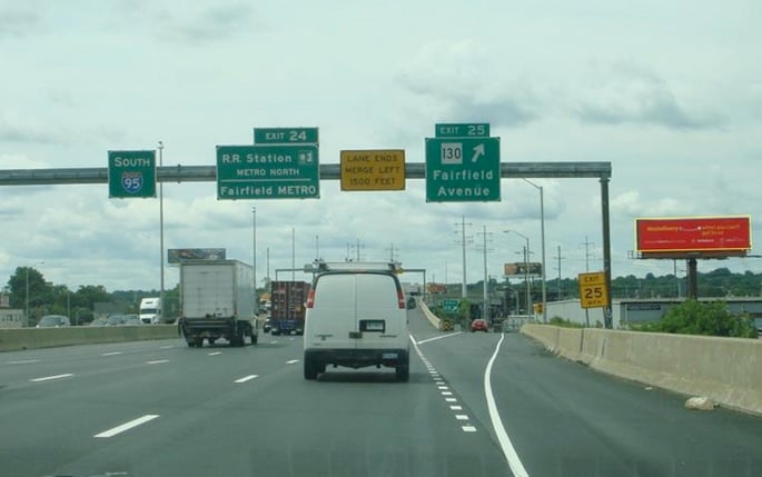 Location photo for Railroad Ave near Fairfield Ave. at Pine St., West End/West Side (Bridgeport)