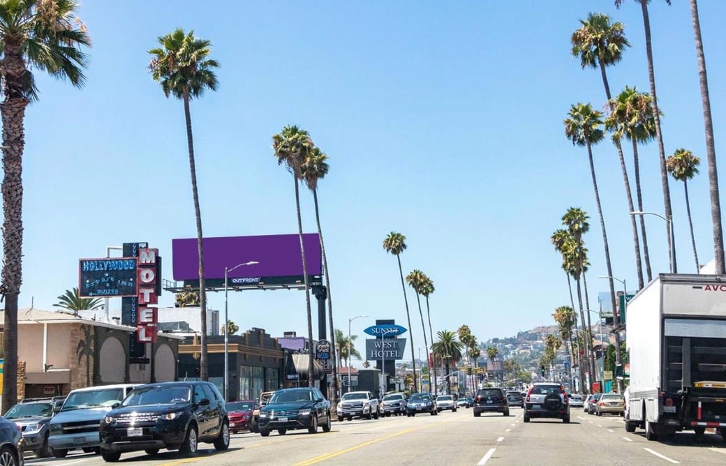 Location photo for W Sunset Blvd near Sunset & LaBrea, Central LA (Los Angeles)