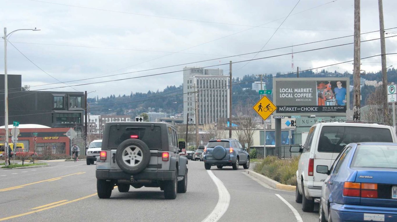 Location photo for SE Pine St near Hippo Hardware & Trading Co, Southeast Portland (Portland)