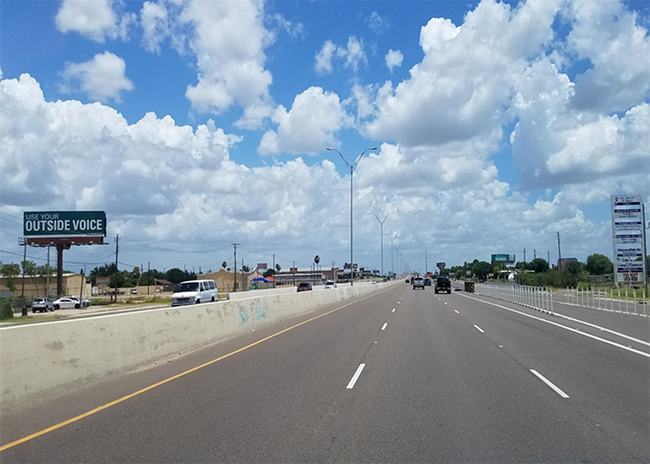 US Hwy 83, 0.6 mi. E/O La Homa Palmview, TX Media