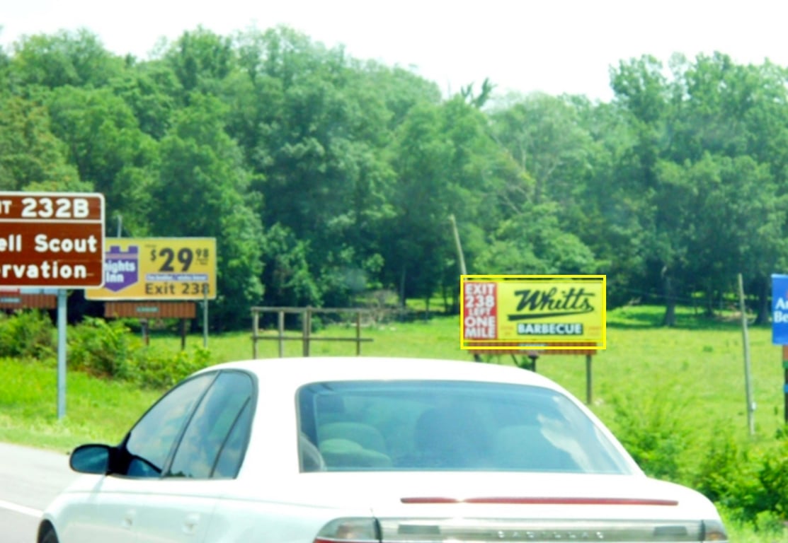 Location photo for I-40 S/S .55 MILE E/O BECKWITH RD EXIT 229 F/W