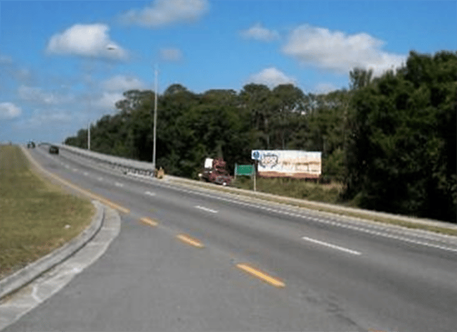 Billboard near Okeechobee Music Festival