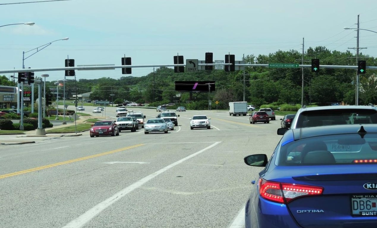 Location photo for Manchester Rd near Manchester @ Manchester Meadows WB (Ballwin)