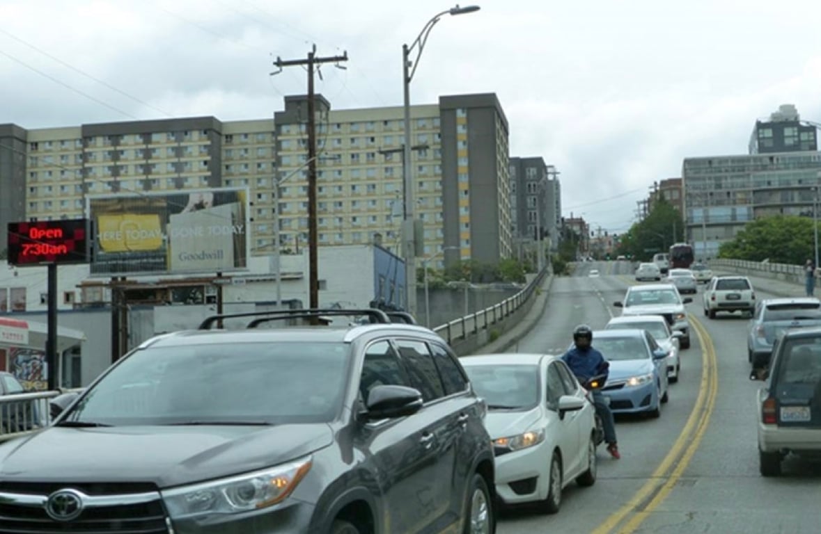 Location photo for Stewart St near Cornish College of the Arts, Downtown Seattle (Seattle)
