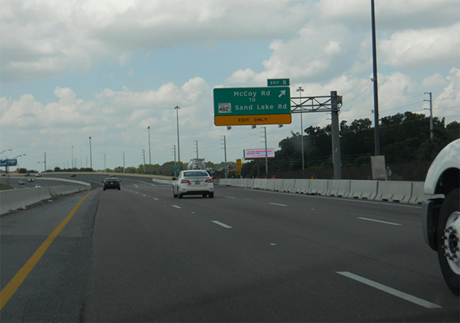 Location photo for McCoy Rd (Orlando)