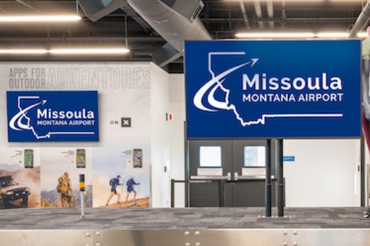 Digital at Baggage Claim, Missoula Montana Airport