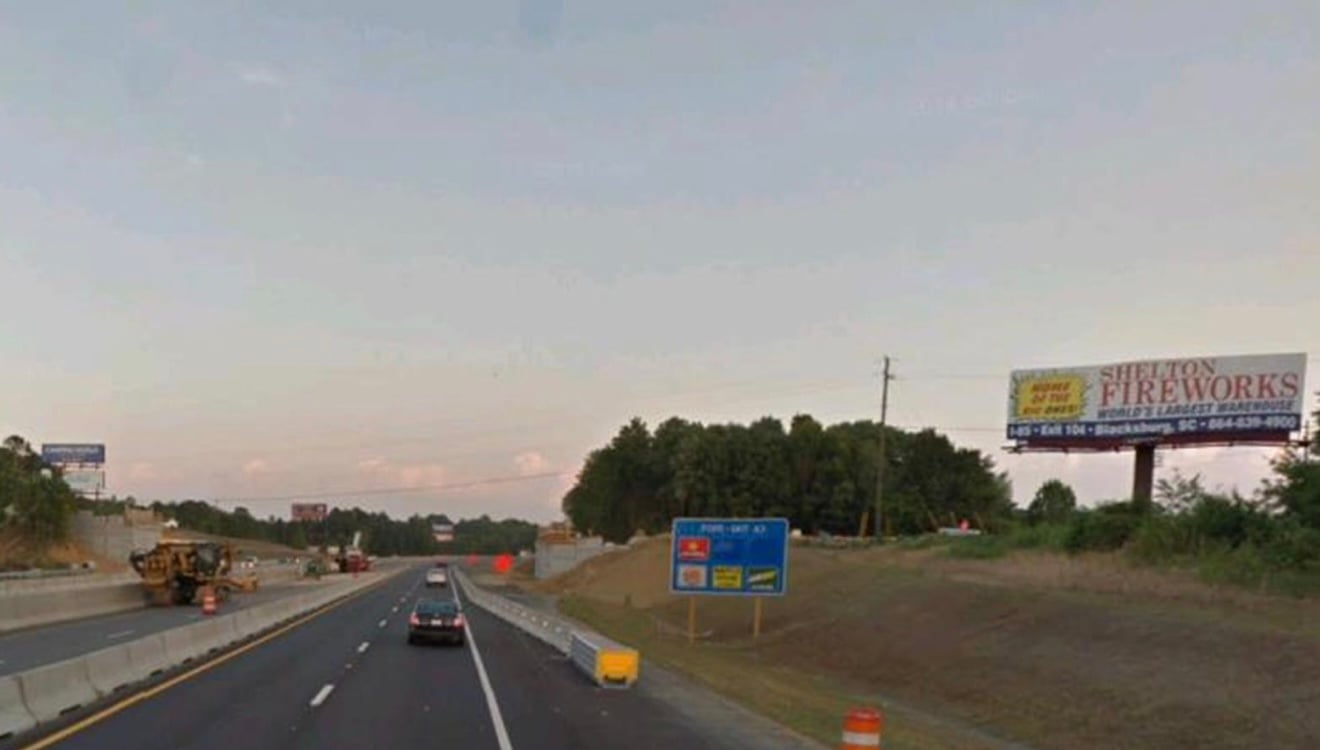 I-85 200 ft N/O Moose Rd WS F/N - 1 Media